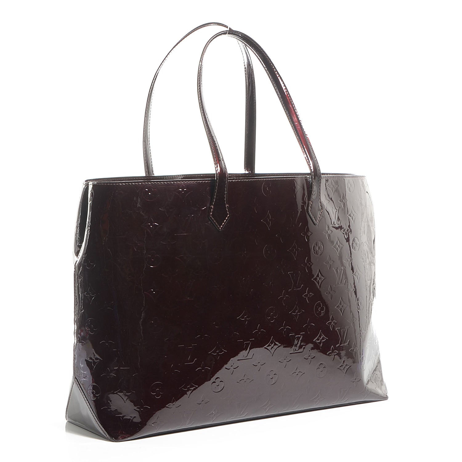 Louis Vuitton Vernis Wilshire GM Amarante 3 of 7
