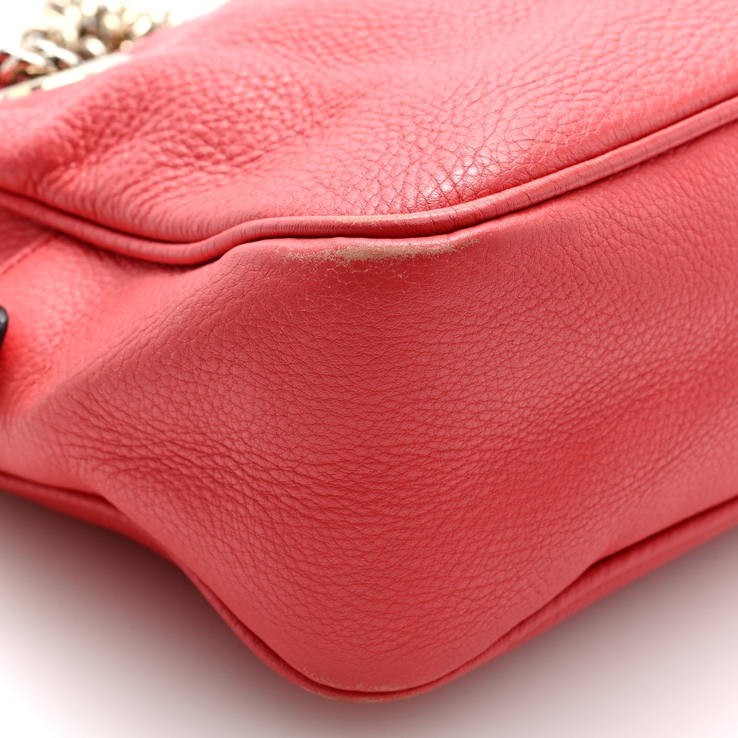 Pebbled Calfskin Small Soho Bowler Begonia Pink