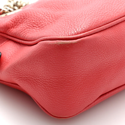Gucci Pebbled Calfskin Small Soho Bowler Begonia Pink 9 of 11