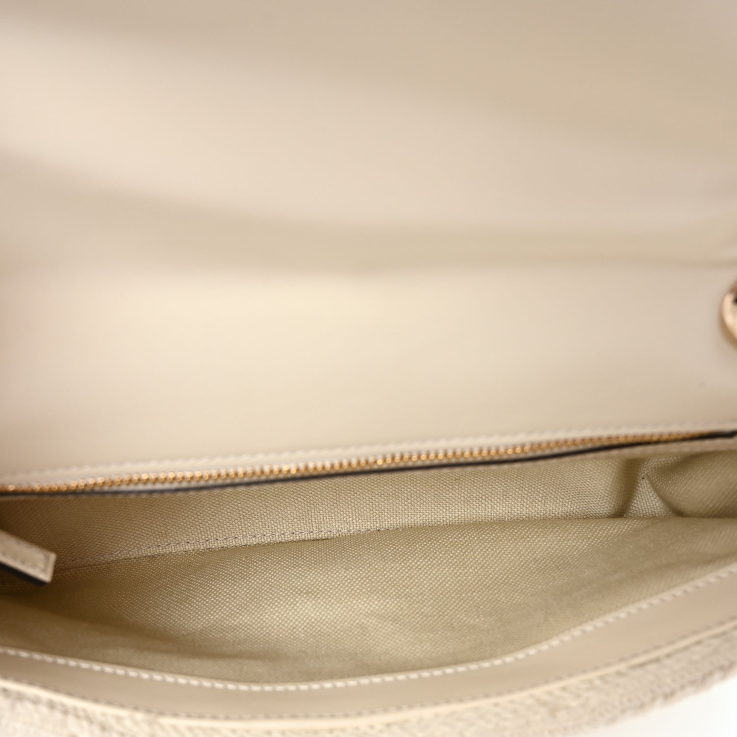 Knitted Wool Crystal Small GG Marmont Shoulder Bag Ivory