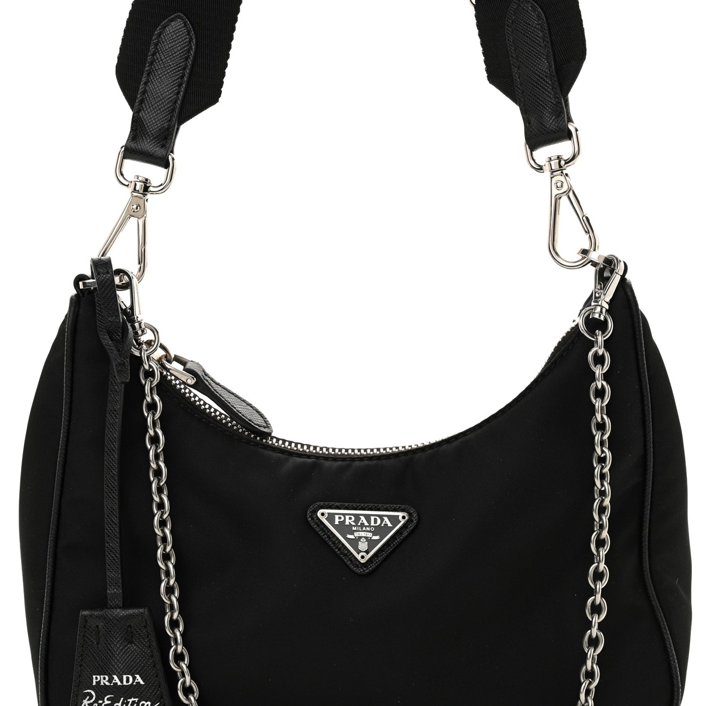 Nylon Re-Edition 2005 Shoulder Bag Black