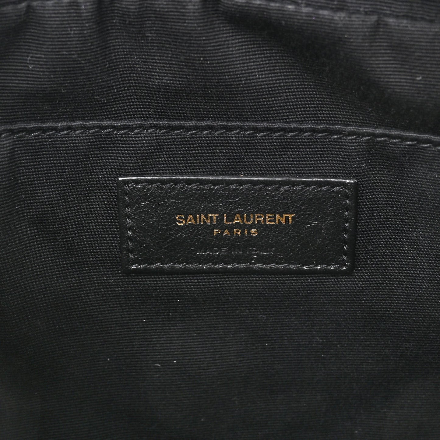 Calfskin Matelasse Monogram Lou Camera Bag Black