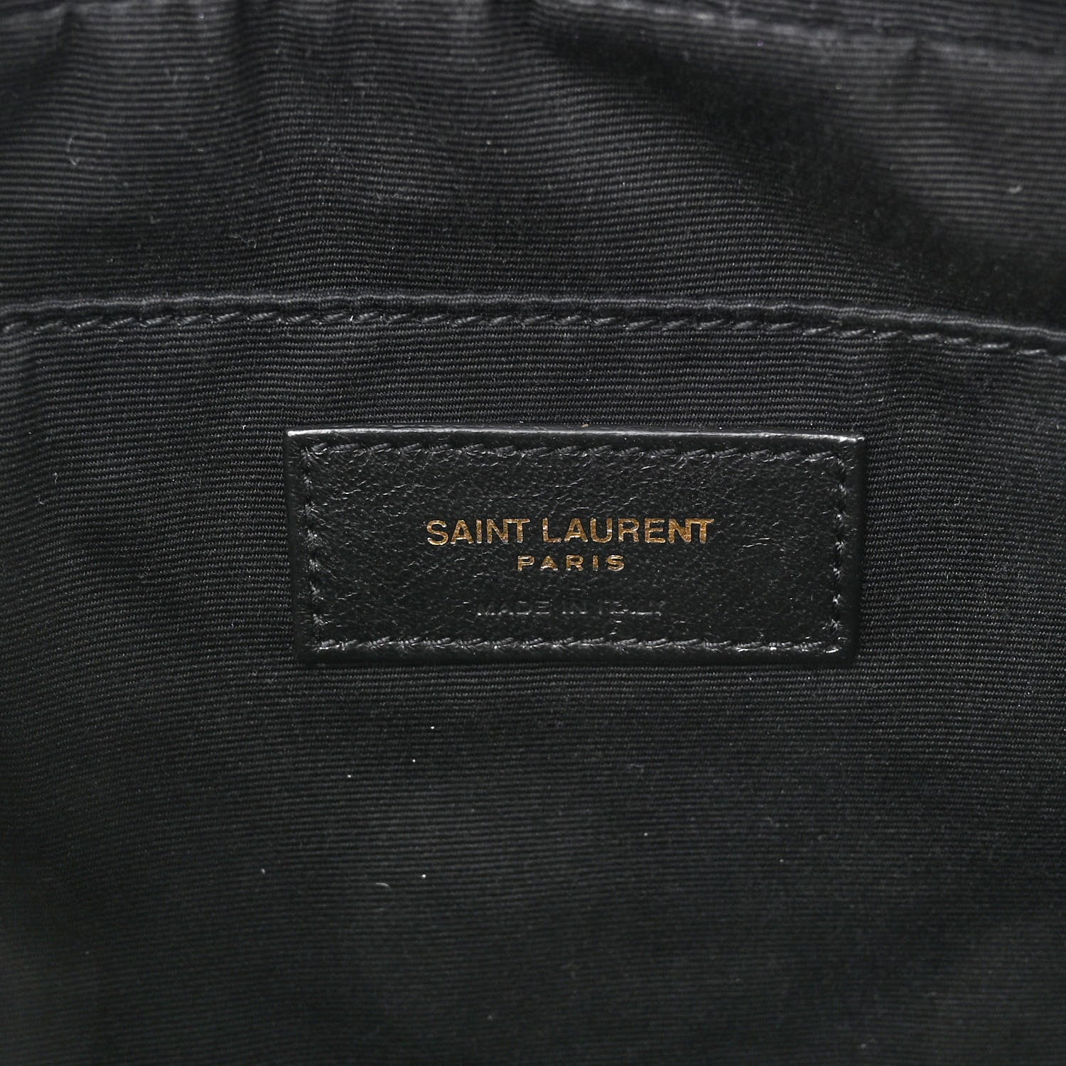 Saint Laurent Calfskin Matelasse Monogram Lou Camera Bag Black 6 of 9