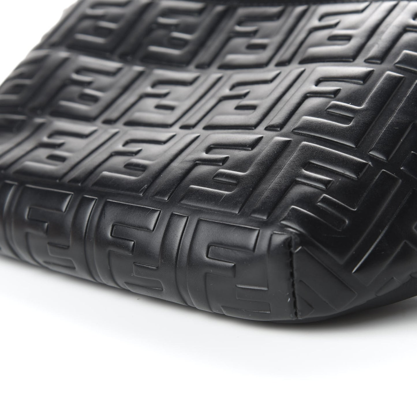 Vitello Century FF 1974 Embossed Belt Bag Black