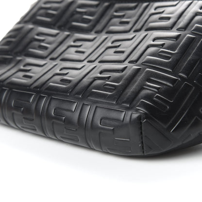 Fendi Vitello Century FF 1974 Embossed Belt Bag Black 6 of 9