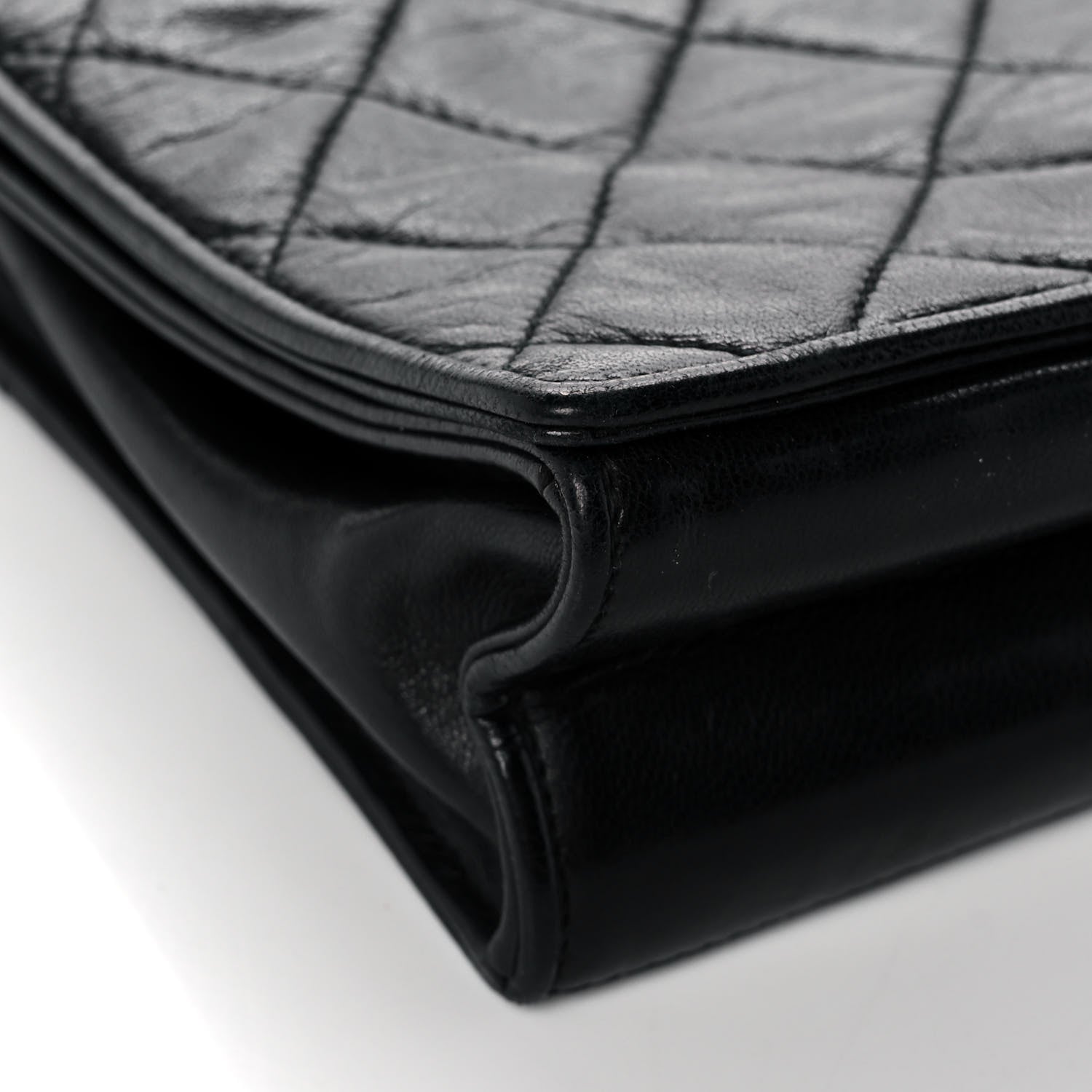 Chanel Lambskin Quilted Mini Flap Black 8 of 9