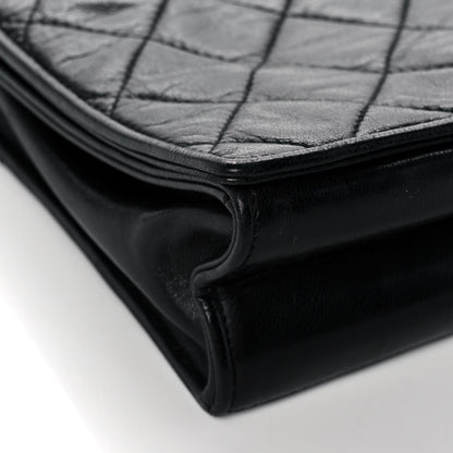 Chanel Lambskin Quilted Mini Flap Black 8 of 9