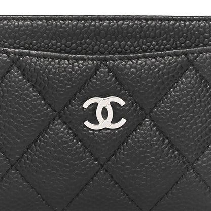 Chanel Caviar Quilted Card Holder Black 8 of 9