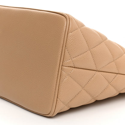 Chanel Caviar Quilted Medallion Tote Beige 10 of 11