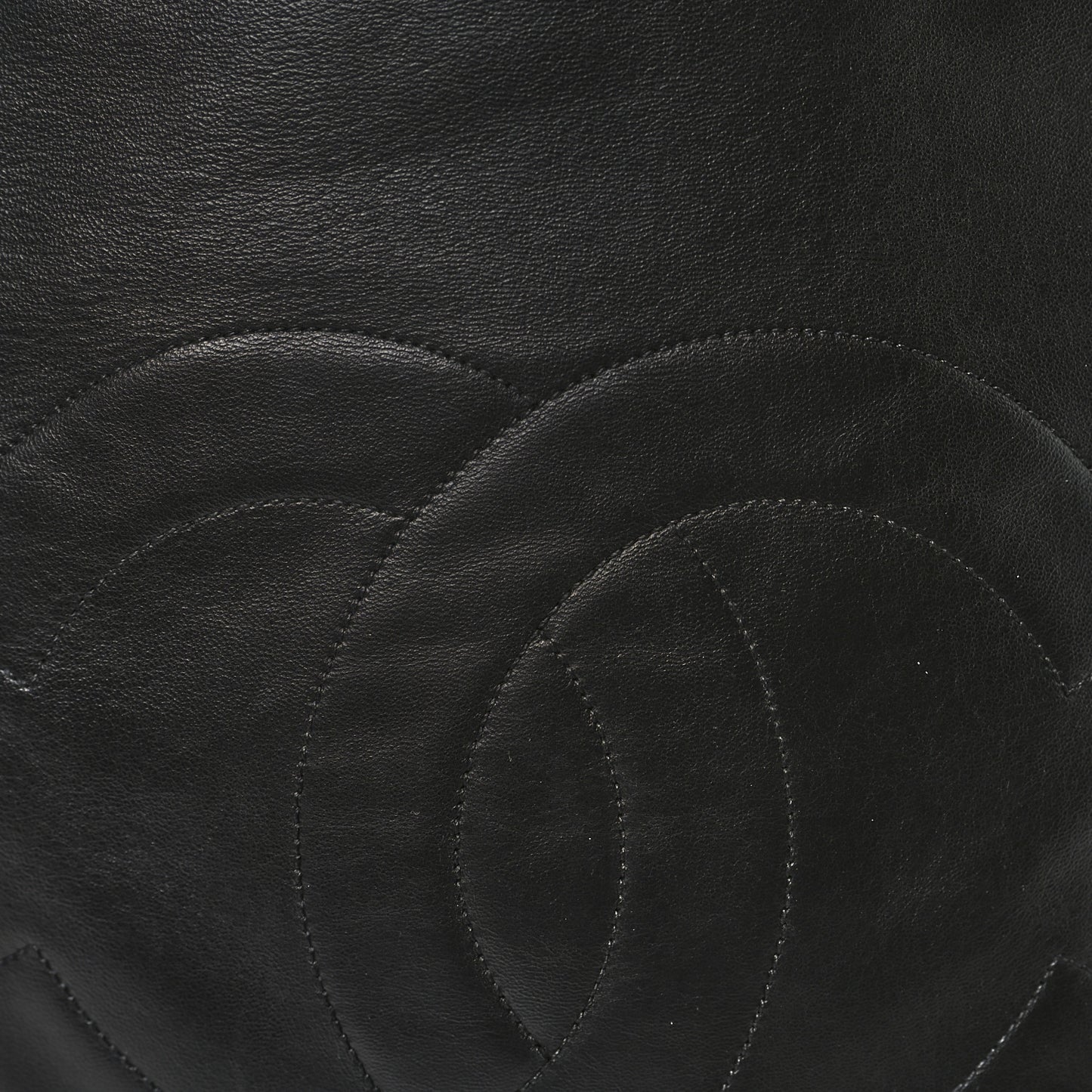 Lambskin CC Shoulder Bag Black