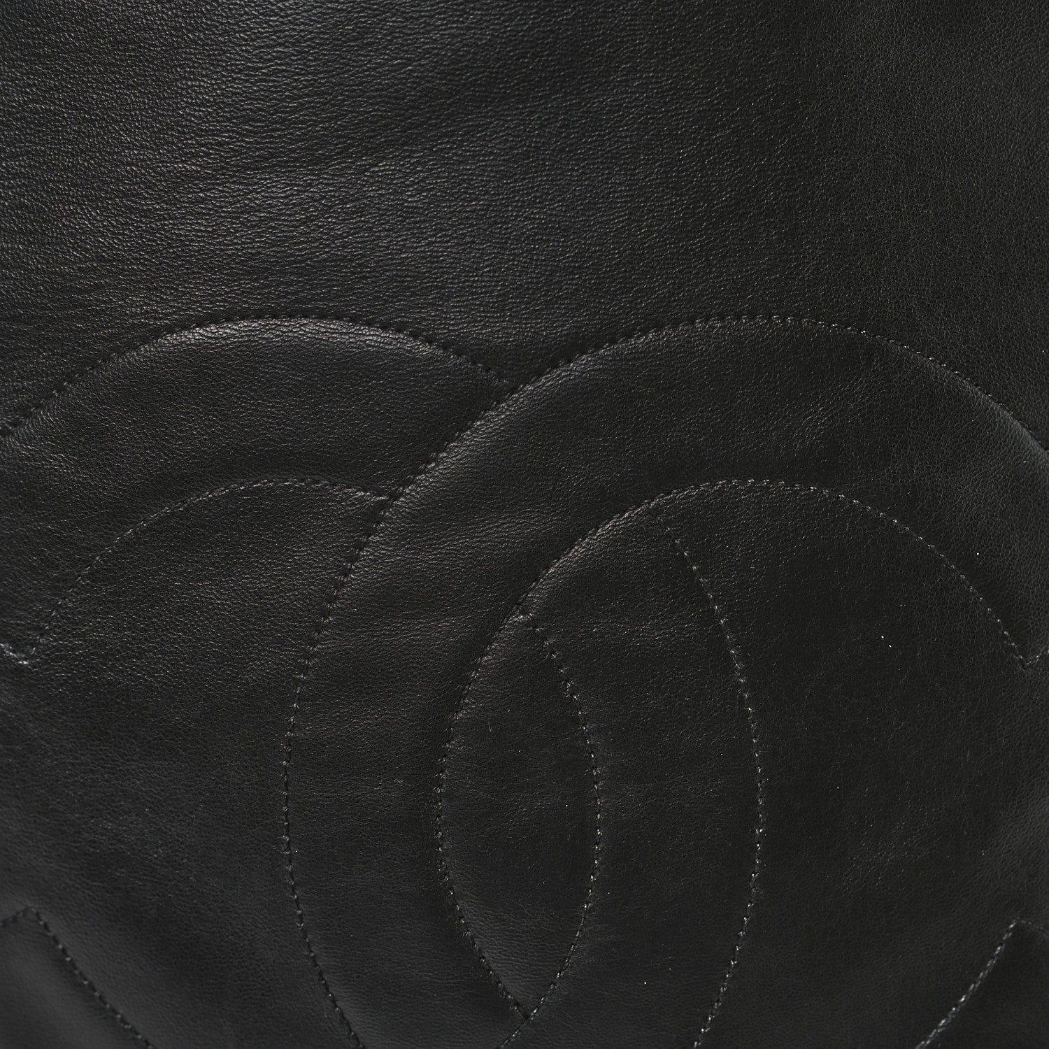 Chanel Lambskin CC Shoulder Bag Black 8 of 10