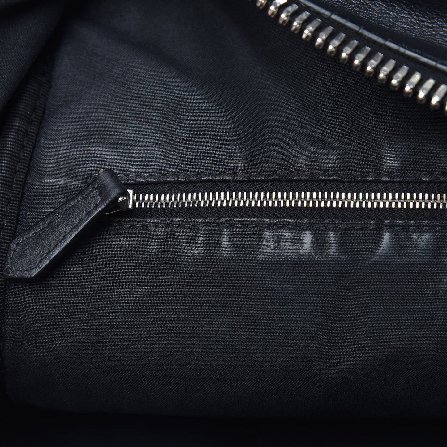 Calfskin Faces Backpack Black