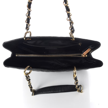 Chanel Caviar Quilted Grand Shopping Tote GST Black 7 of 10