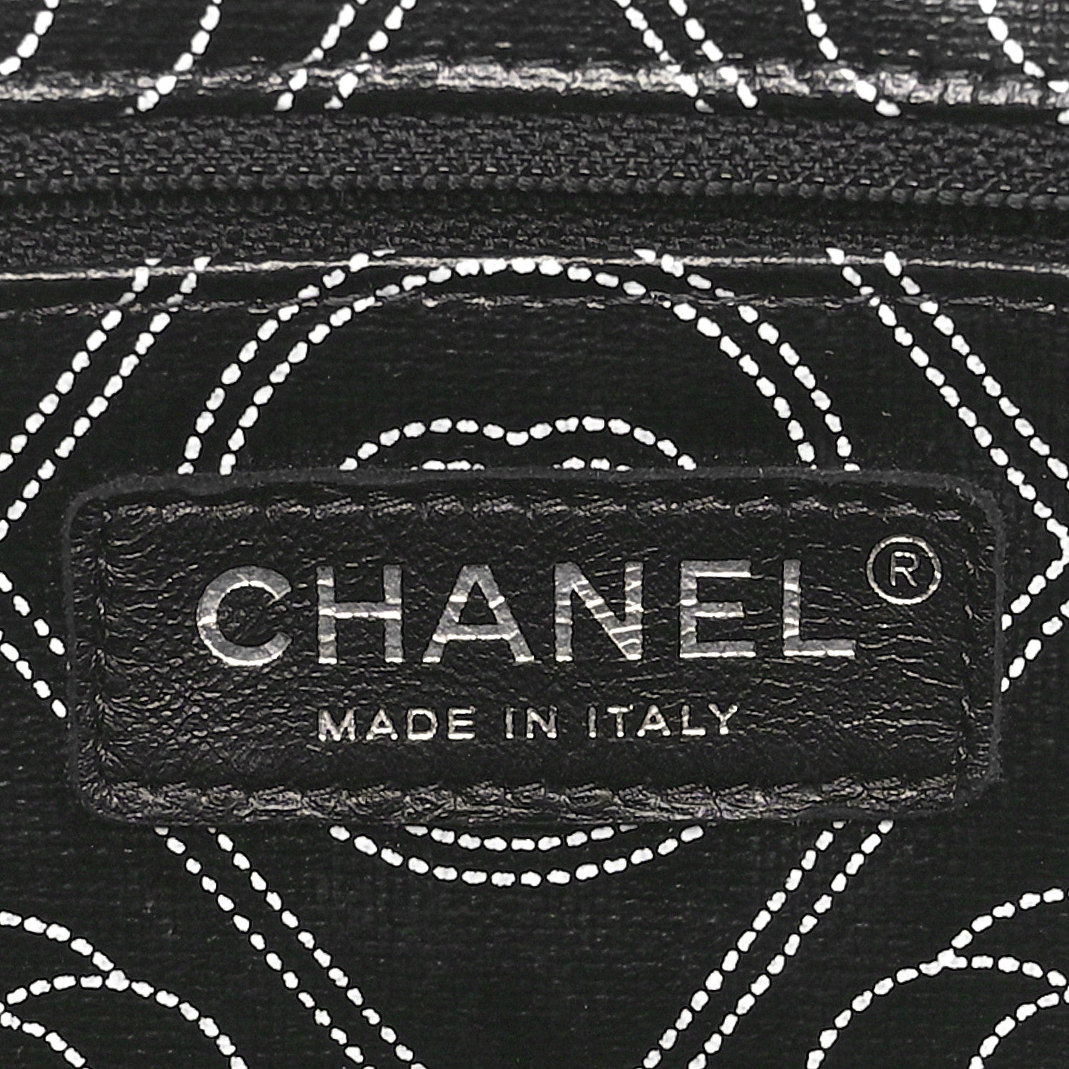 Chanel Coated Canvas Calfskin Camellia Printed Camera Case Black Beige 6 of 10