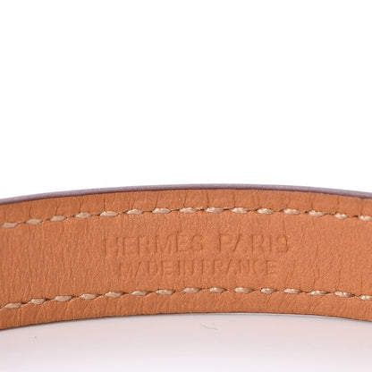 Hermes Epsom Rivale Double Tour Bracelet XS Orange 6 of 6
