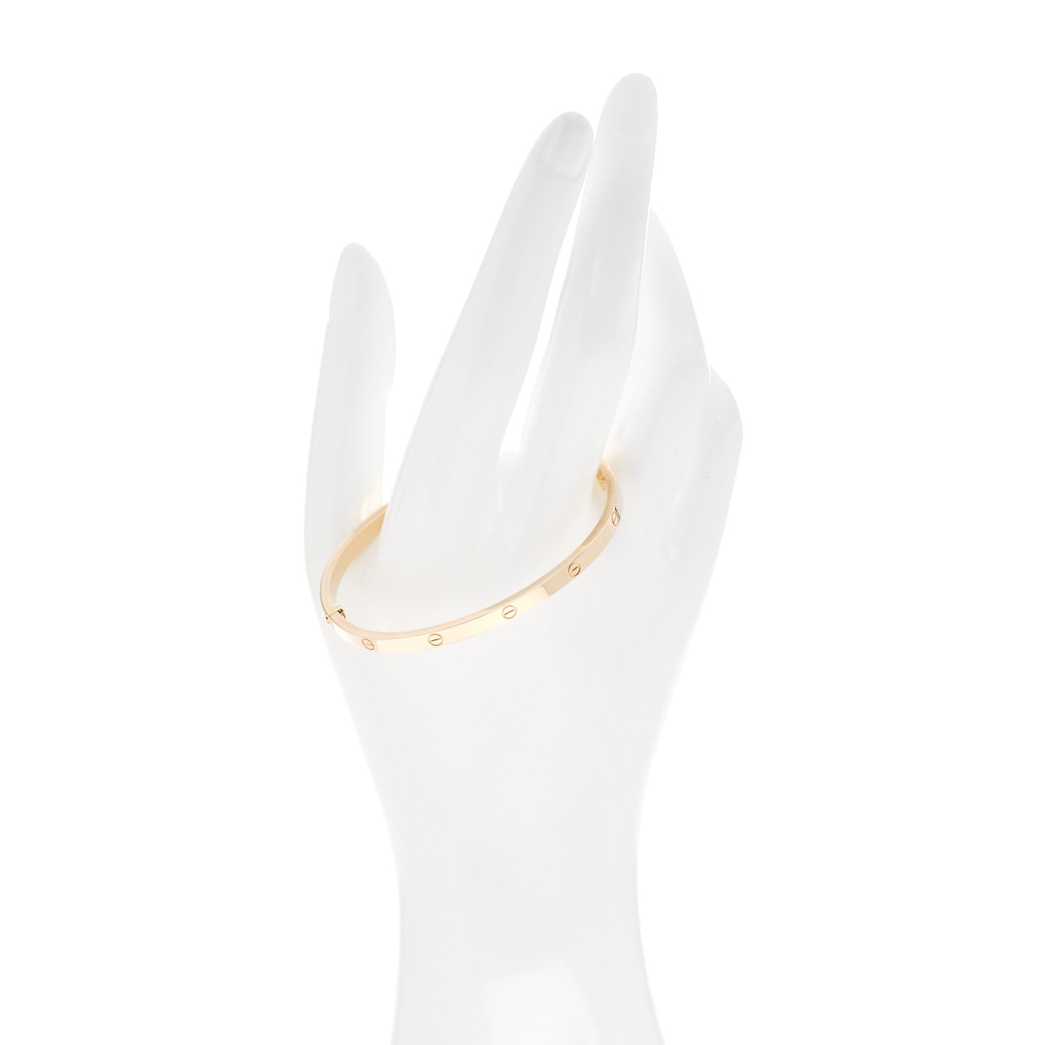 Cartier 18K Yellow Gold Small LOVE Bracelet 17 2 of 5