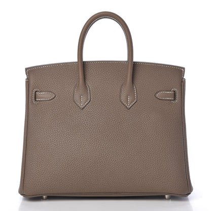 Hermes Togo Birkin 25 Etoupe 4 of 35