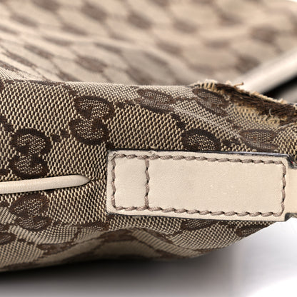 Gucci Monogram Medium New Britt Hobo Off White 20 of 22