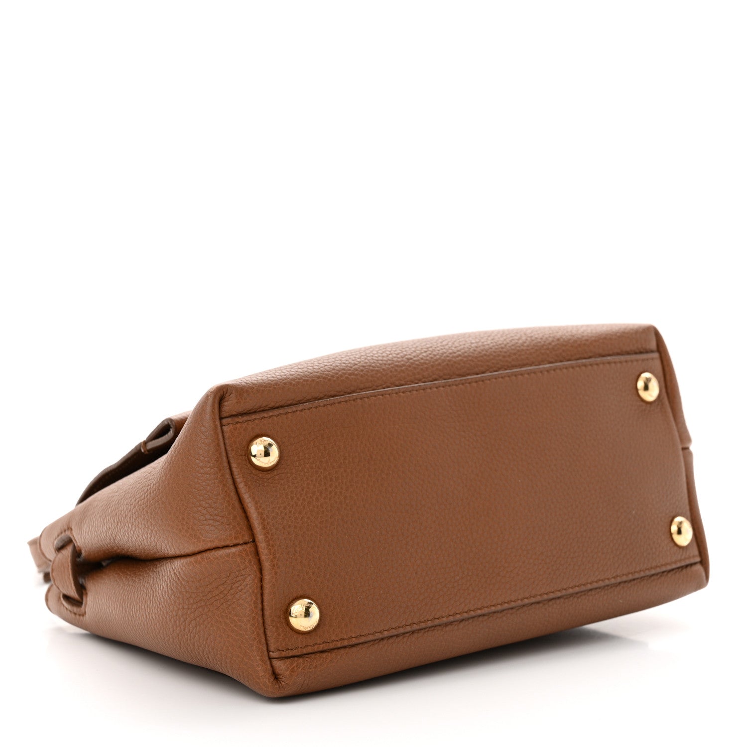 Salvatore Ferragamo Grained Calfskin Ginger Crossbody Brown 4 of 14