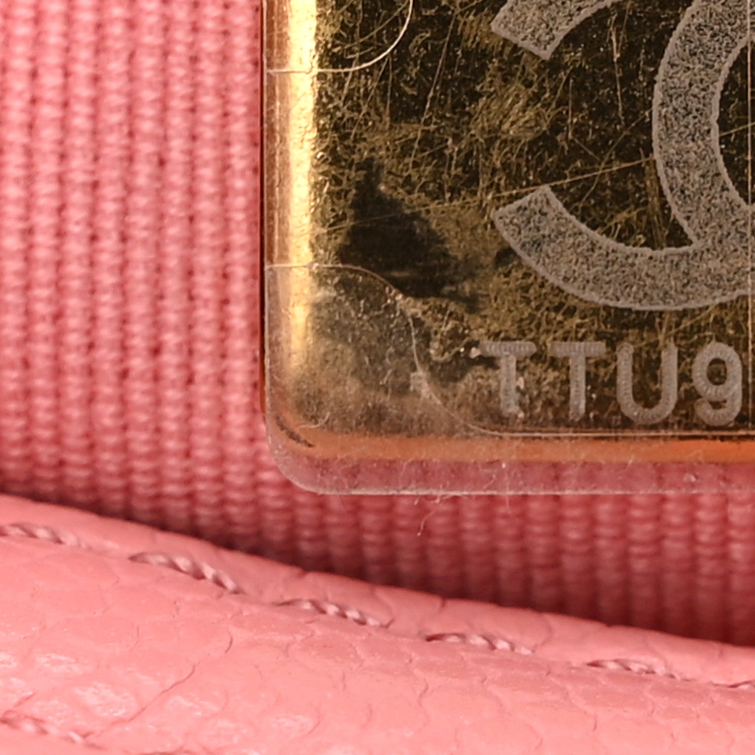 Chanel Shiny Caviar Quilted Small Pockets Drawstring Backpack Pink 7 of 10