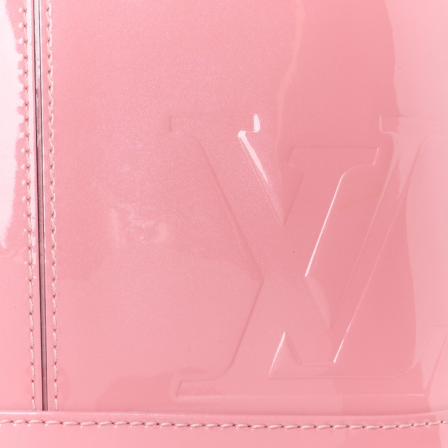 Louis Vuitton Patent Monogram Alma BB Rose Blush 8 of 11