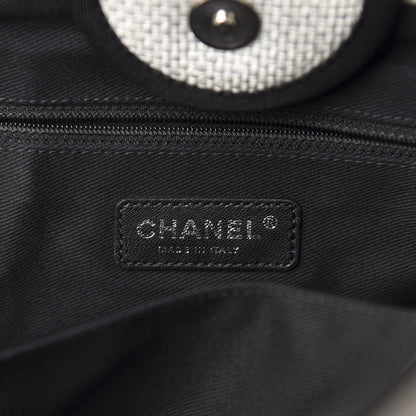 Chanel Canvas Medium Deauville Tote Grey 9 of 12