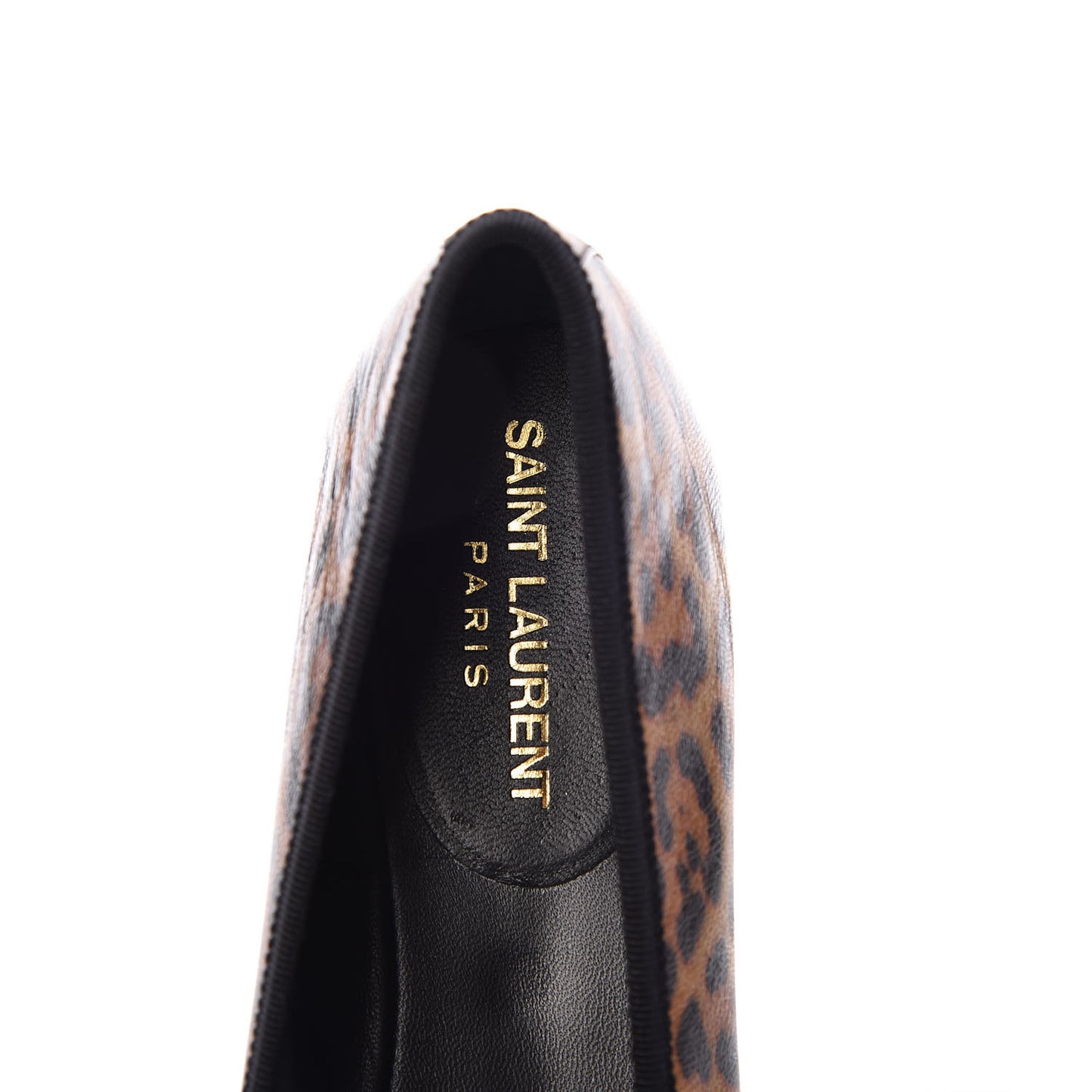 Leopard Lame Double Cat Ballet Class Flats 38