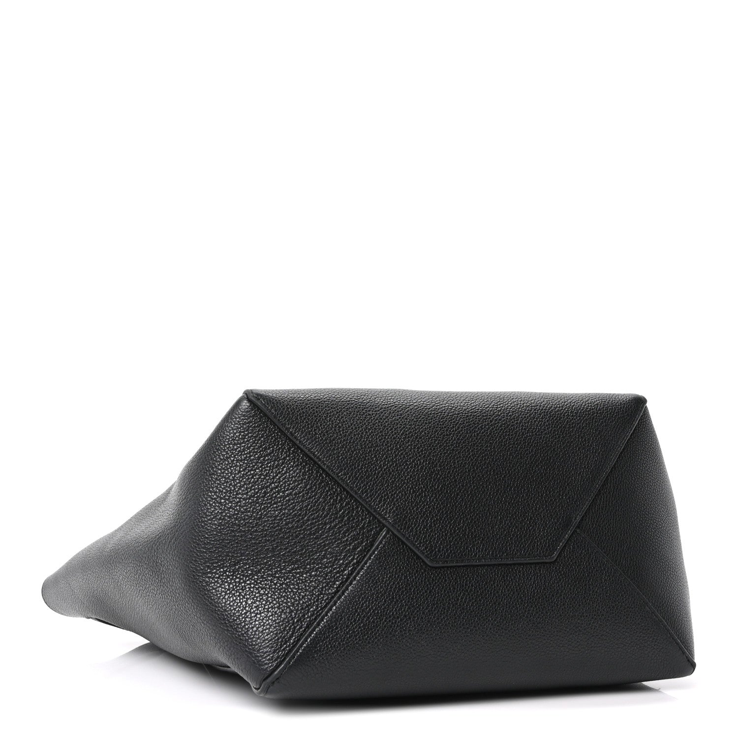 Celine Soft Grained Calfskin Small Belt Cabas Phantom Black 4 of 10