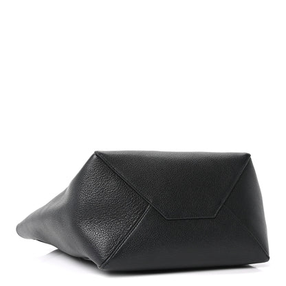 Celine Soft Grained Calfskin Small Belt Cabas Phantom Black 4 of 10