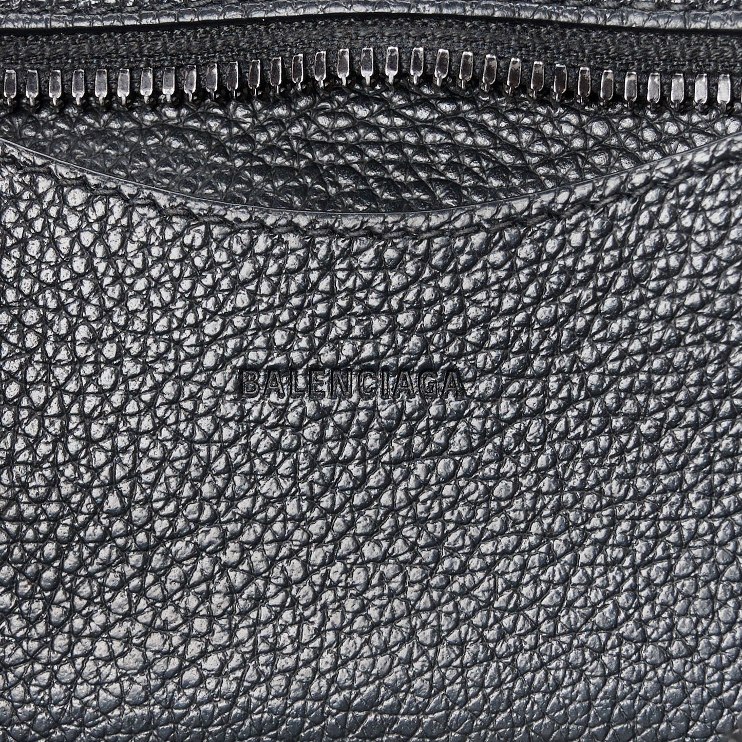 Grained Calfskin Neo Classic Black Hardware Mini City Black
