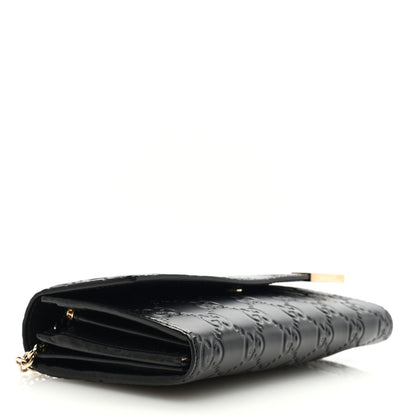 Gucci Guccissima Signature Dice Chain Wallet Black 4 of 9