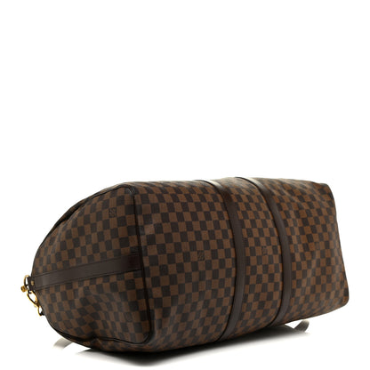 Louis Vuitton Damier Ebene Keepall Bandouliere 55 4 of 22