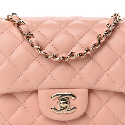 Chanel Lambskin Quilted Mini Square Flap 11 of 12