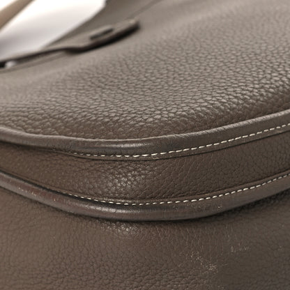 Hermes Taurillon Clemence Evelyne III GM Etoupe 10 of 13