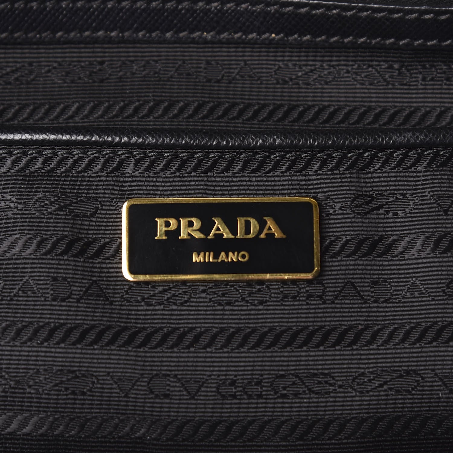 Prada Saffiano Medium Galleria Double Zip Tote Black 9 of 10