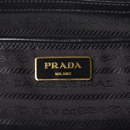 Prada Saffiano Medium Galleria Double Zip Tote Black 9 of 10
