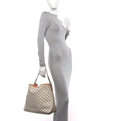 Louis Vuitton Damier Azur Delightful PM Rose Ballerine 2 of 12