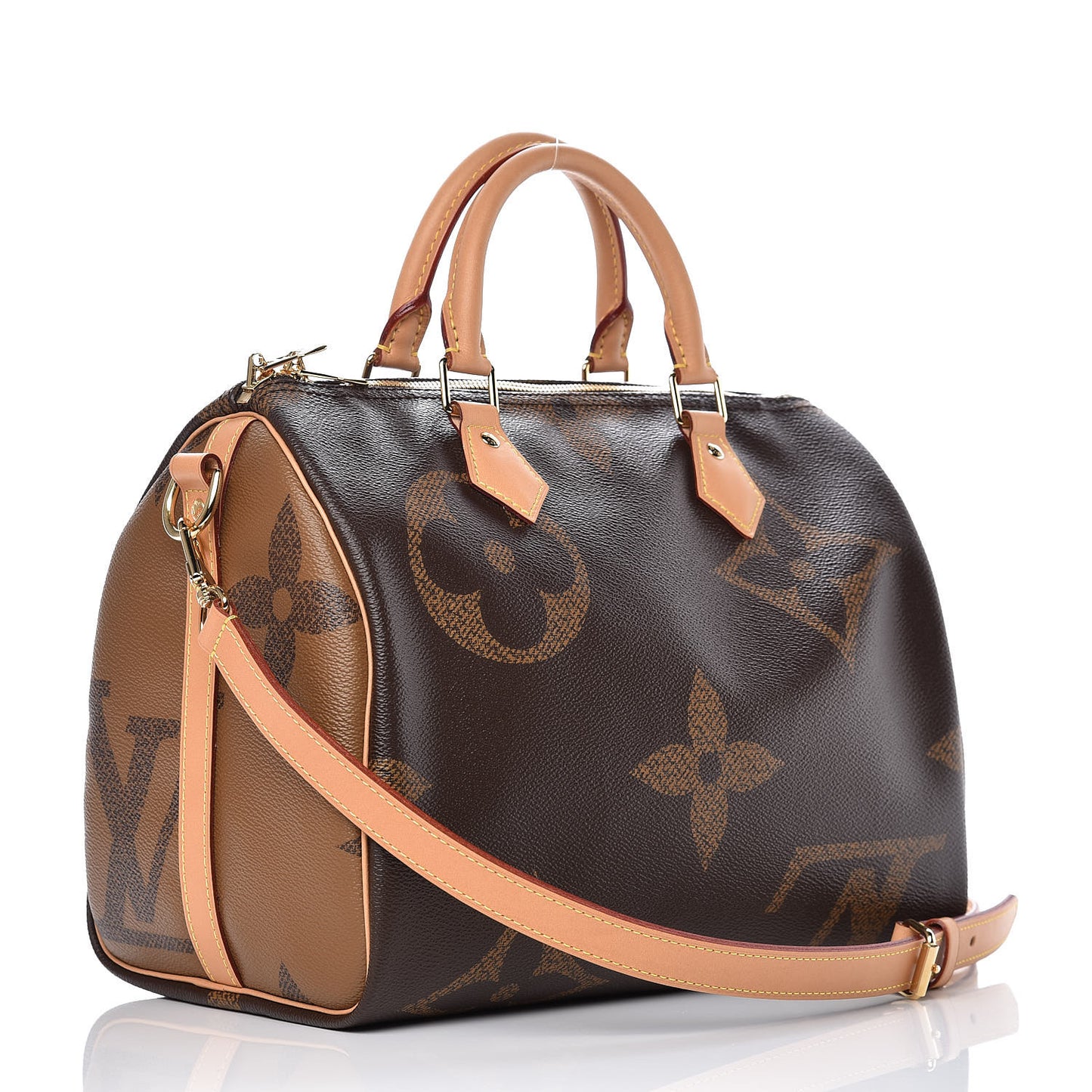 Reverse Monogram Giant Speedy Bandouliere 30