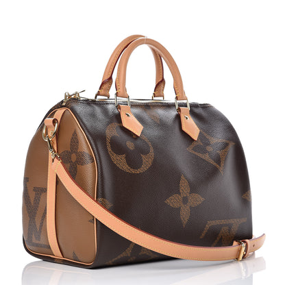 Louis Vuitton Reverse Monogram Giant Speedy Bandouliere 30 3 of 10