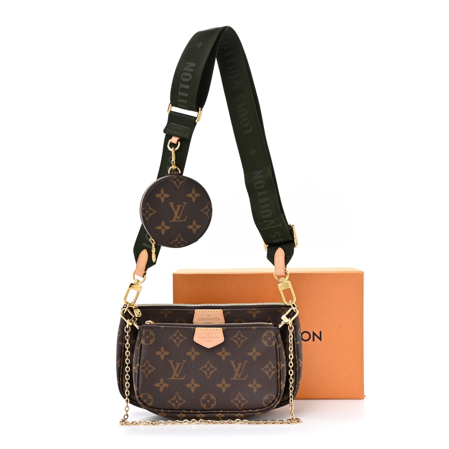 Monogram Multi Pochette Accessories Kaki