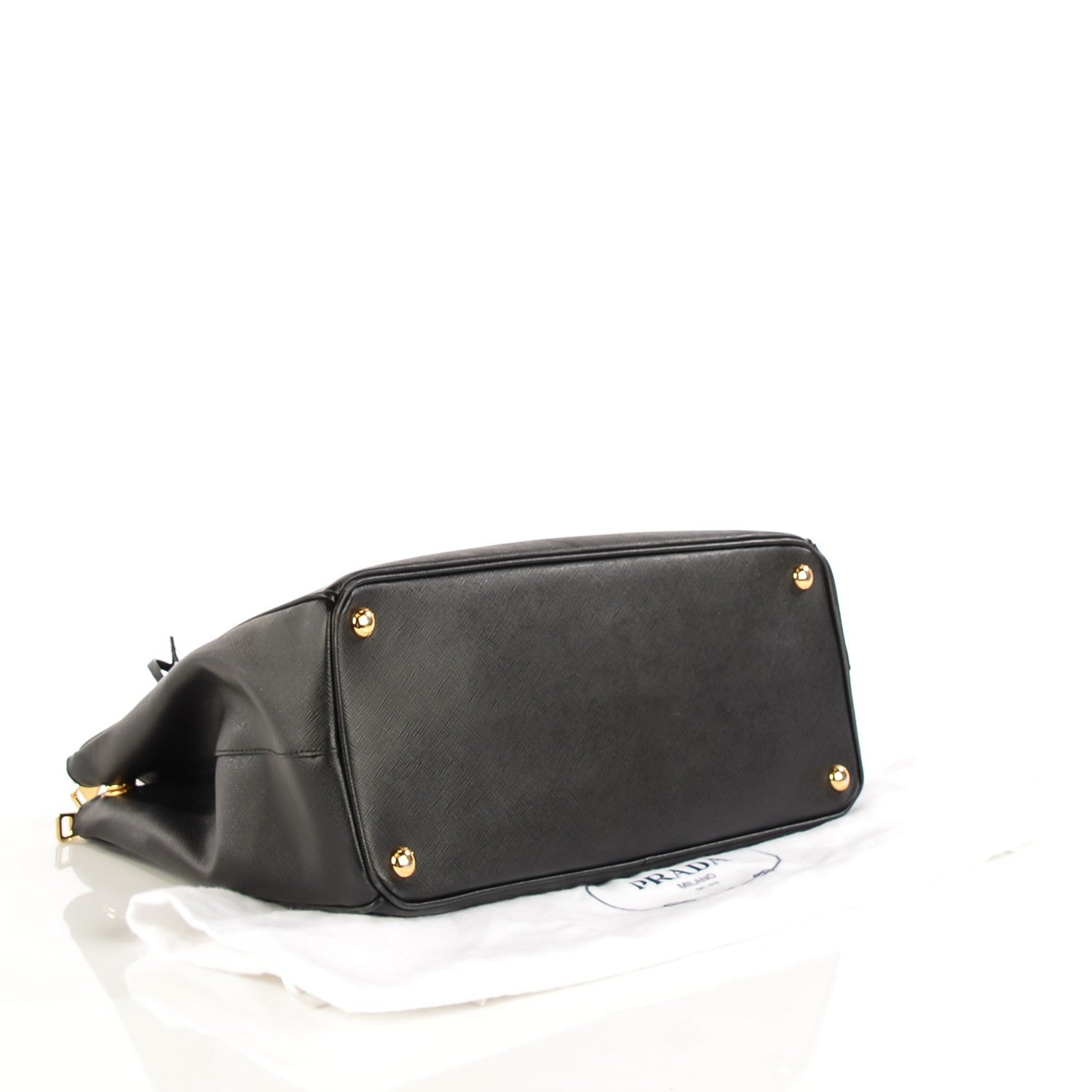 Prada Saffiano Medium Galleria Double Zip Tote Black 6 of 11