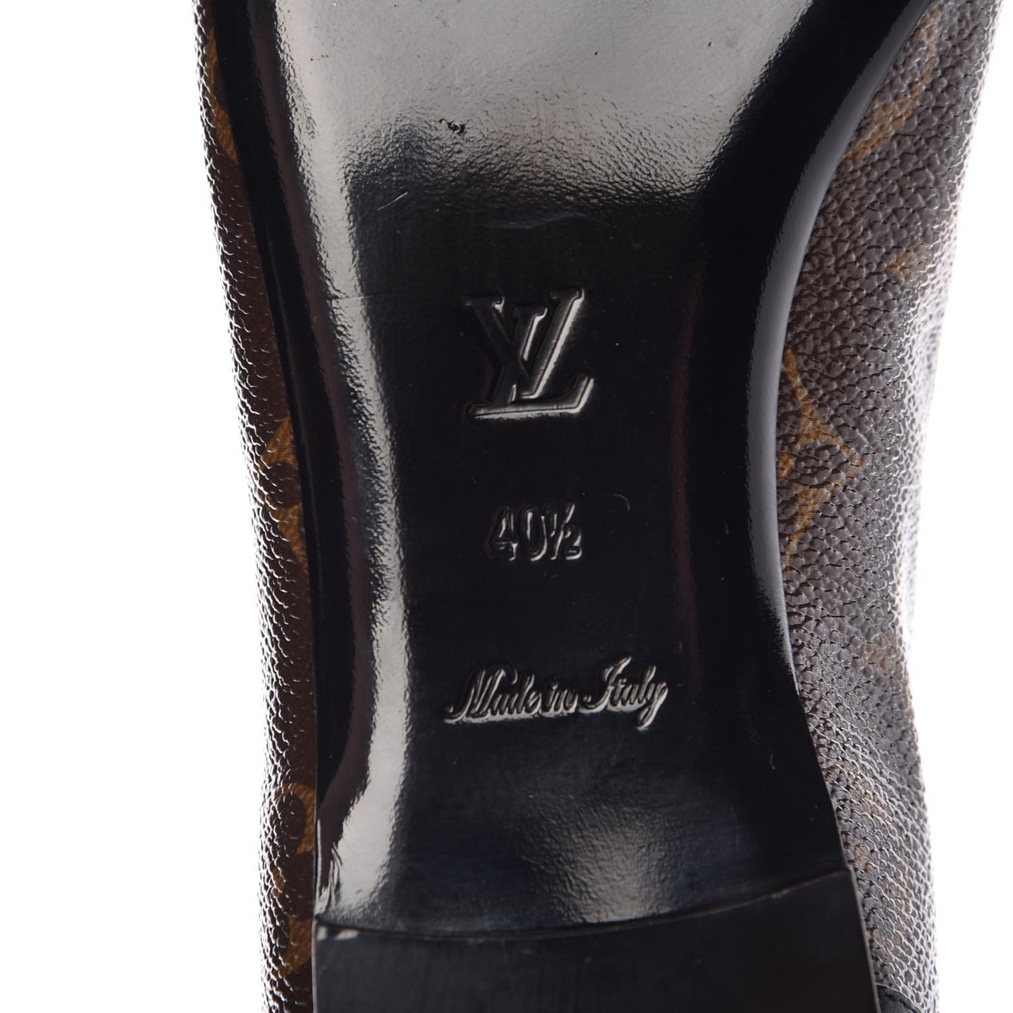Monogram New Revival Ballerina Flats 40.5 Cacao