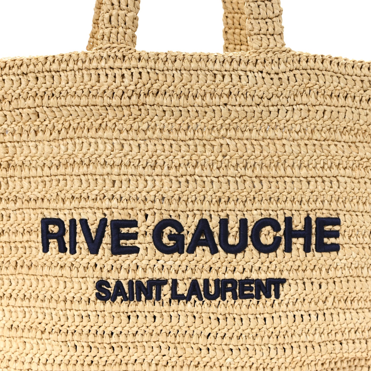 Raffia Rive Gauche Tote Natural