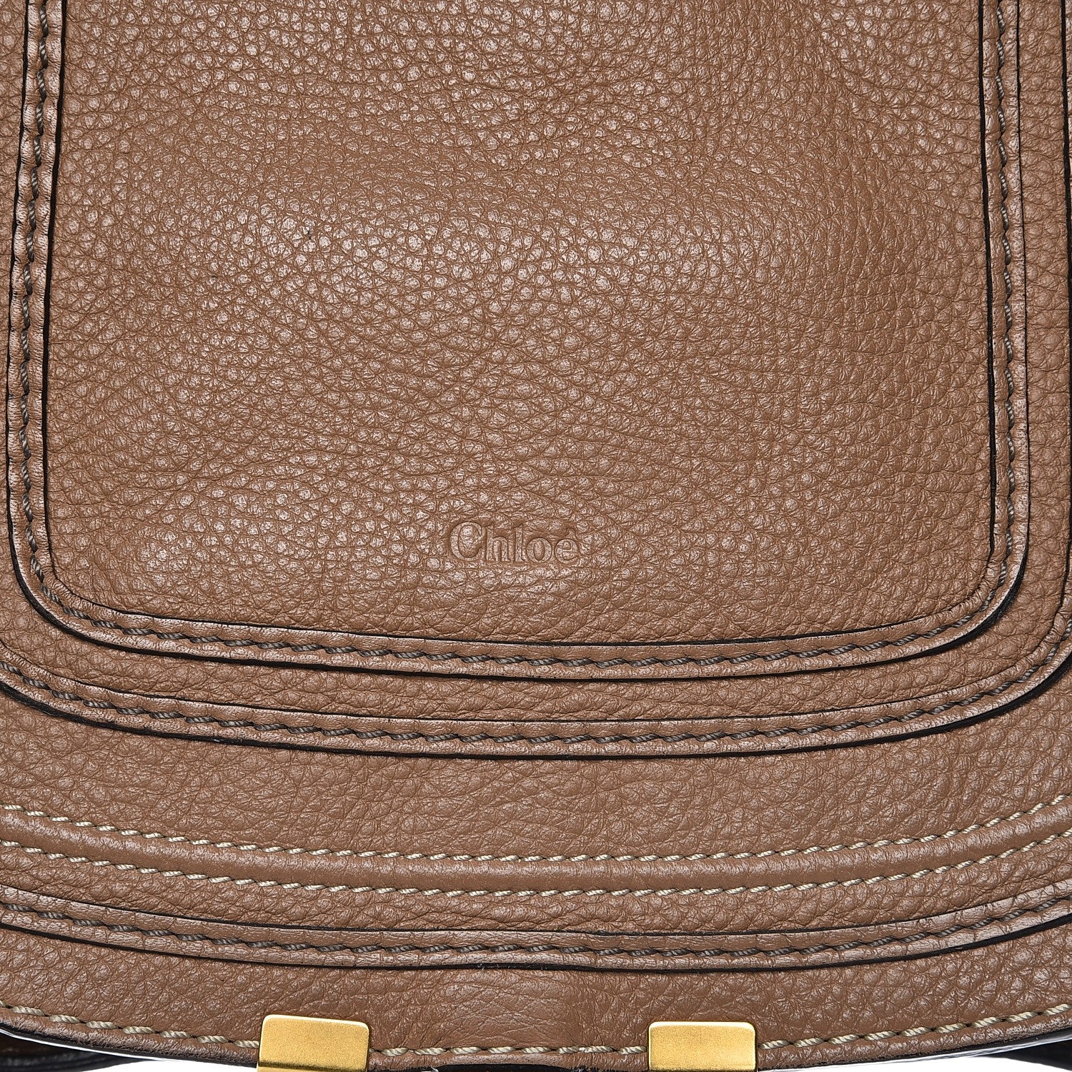 Chloe Calfskin Small Marcie Satchel Nut 9 of 21