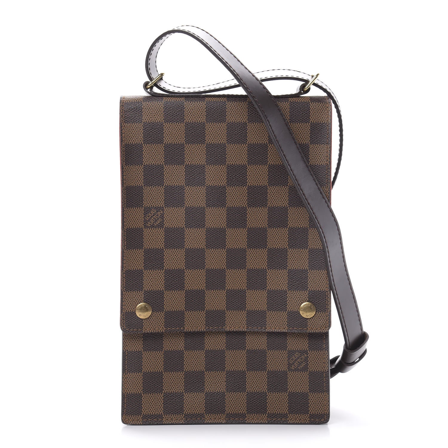 Louis Vuitton Damier Ebene Portobello Travel Shoulder Bag 1 of 10