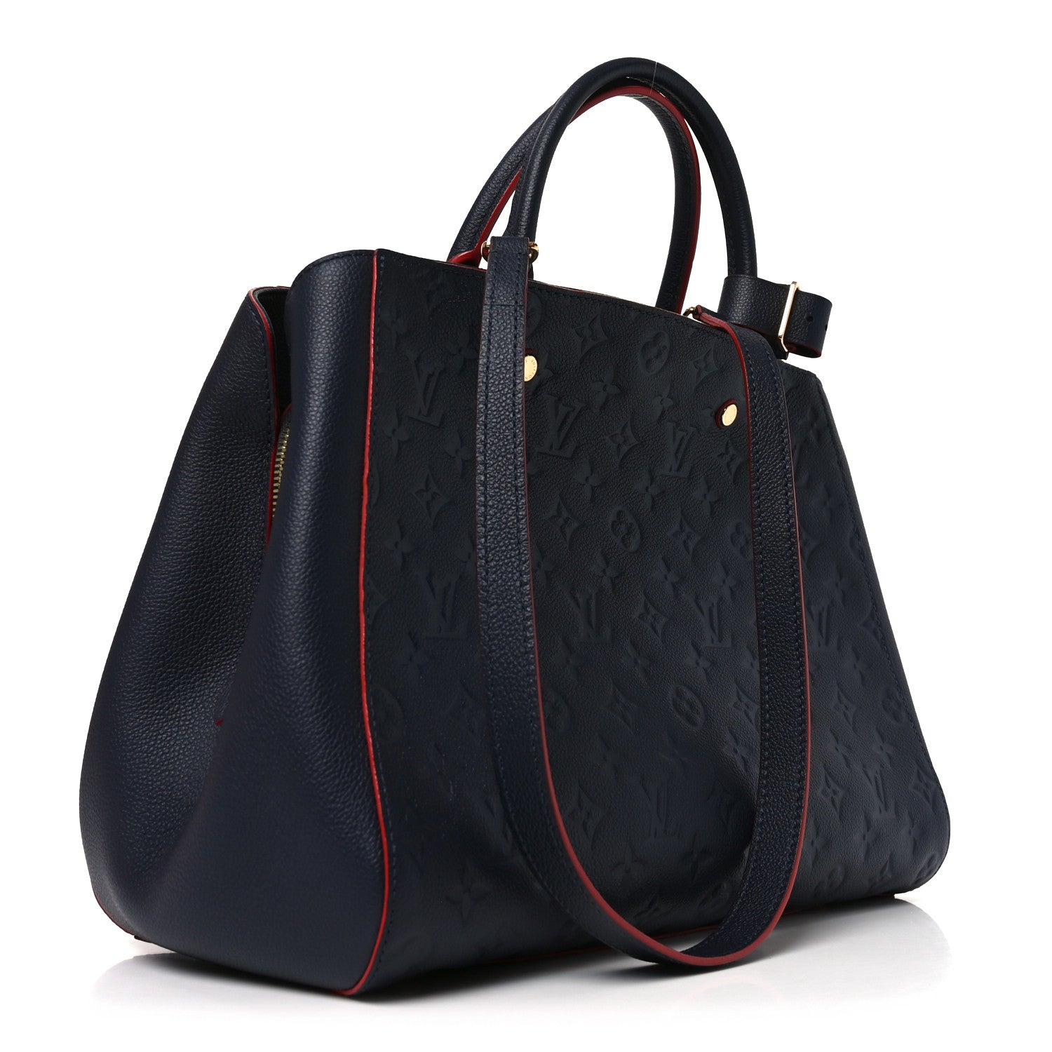 Louis Vuitton Empreinte Montaigne MM Marine Rouge 3 of 9