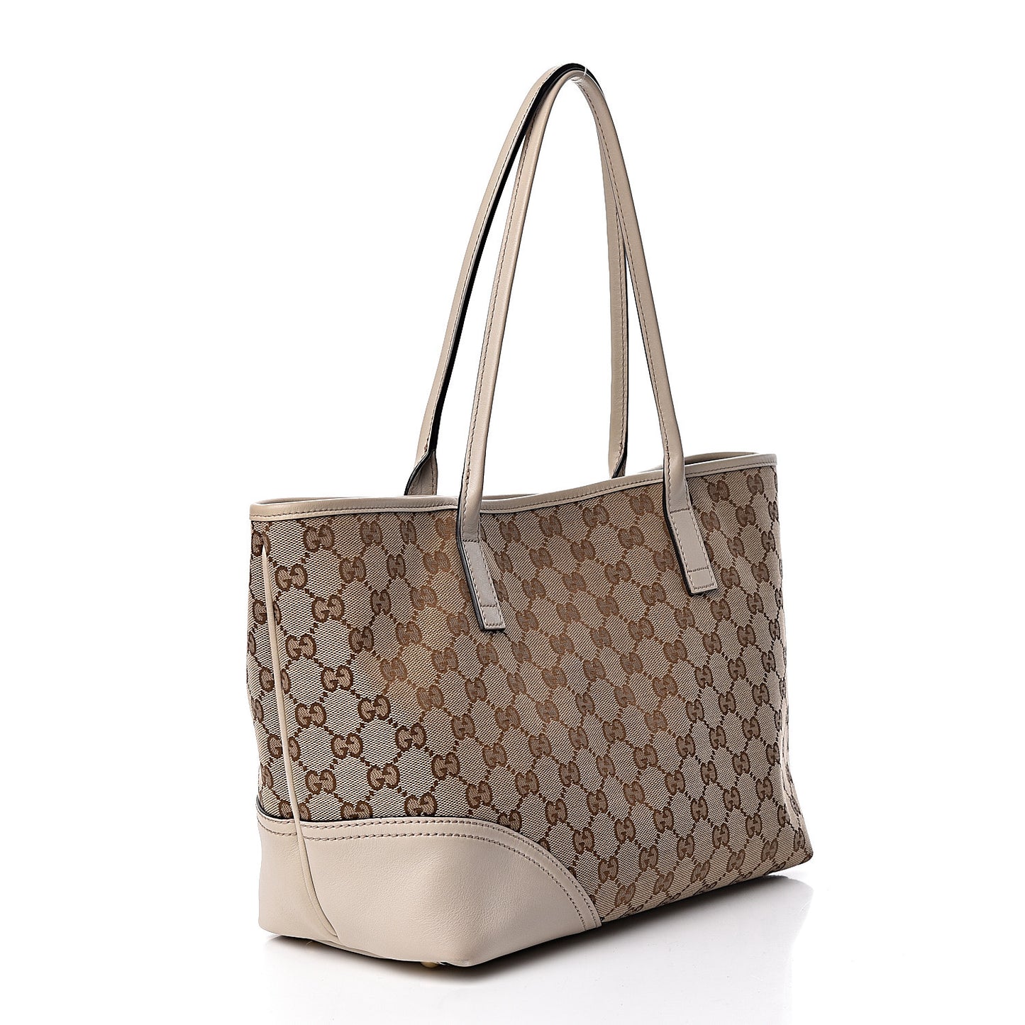 Monogram Medium New Britt Tote Off White