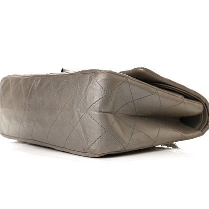 Chanel Metallic Aged Calfskin Quilted 2.55 Reissue 227 Flap Grey 10 of 16