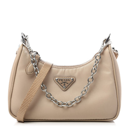 Prada Tessuto Nylon Saffiano Mini Re-Edition 2000 Shoulder Bag Cammeo 1 of 9