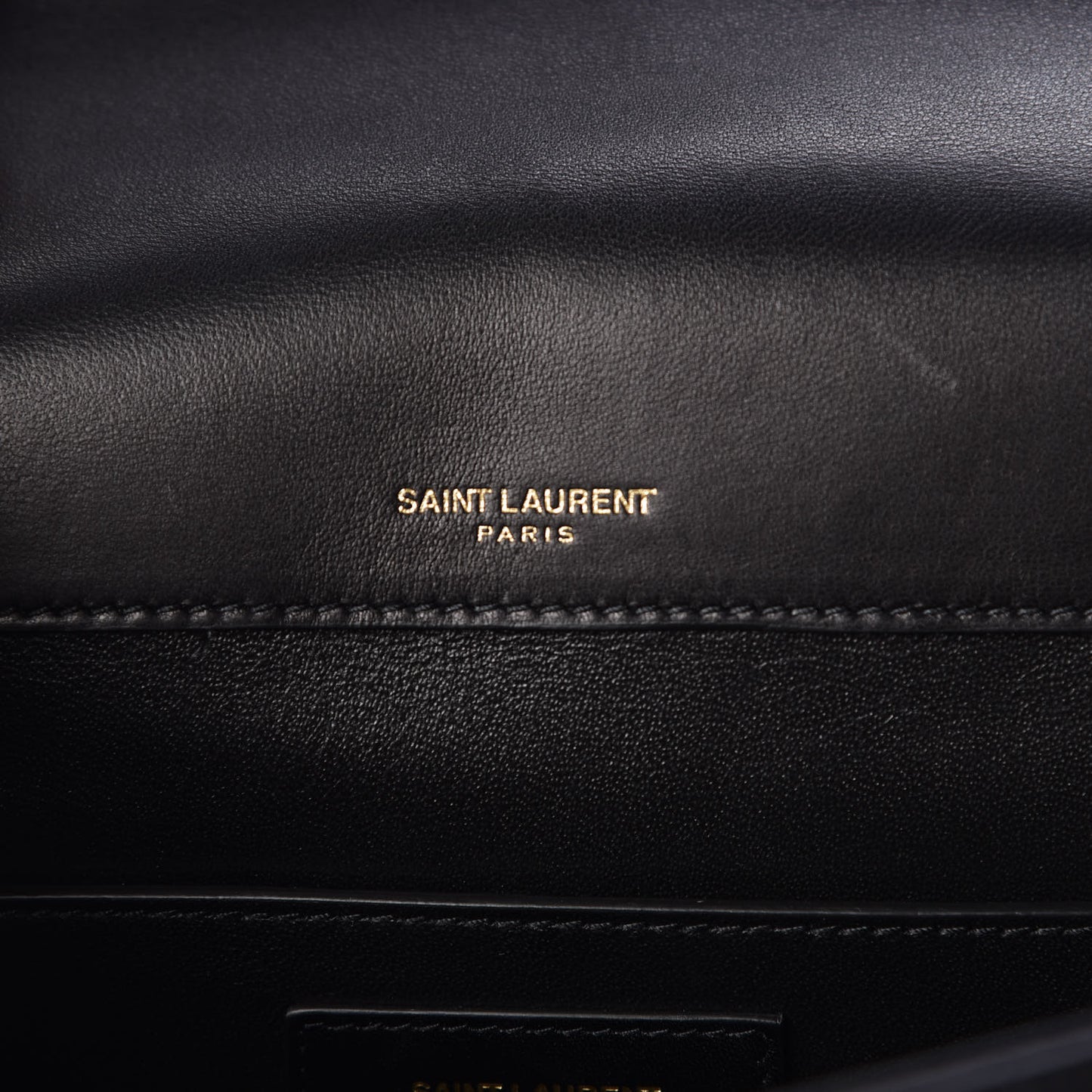 Lambskin Matelasse Monogram Large Vicky Chain Bag Black